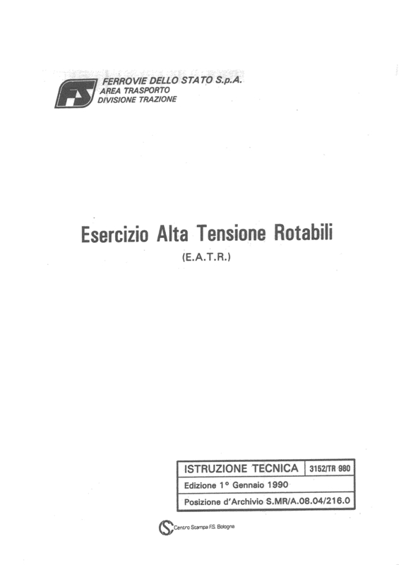 Read more about the article Esercizio condotta A.T. rotabili